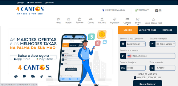 4 Cantos Cambio & Turismo